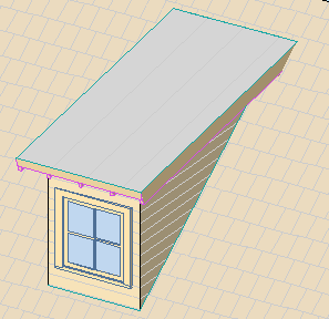 Exterior finished