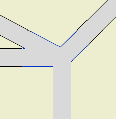 Angled intersection plan fixed